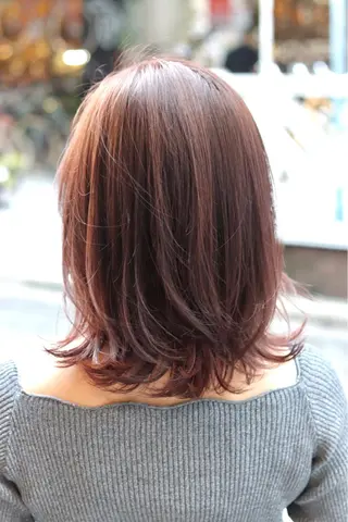 ミディアム カラー ヘアアレンジ 川内 政人のヘアスタイル