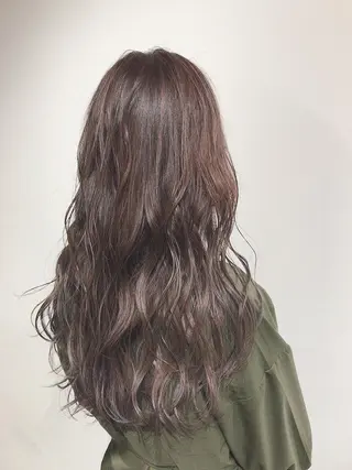 ロング カラー LUXBE LUCE ひなののヘアスタイル