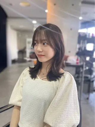 セミロング スバル/和歌山/ 韓国ヘア✨のヘアスタイル