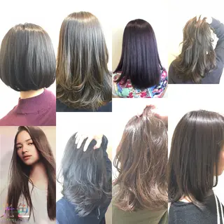 カラー 川野辺幸雄☆髪質改善 ハイライト☆白髪のヘアスタイル