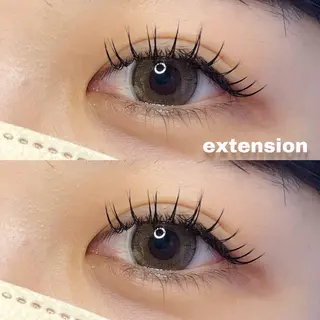 マツエク・マツパ 坂口 莉子のマツエク・マツパデザイン