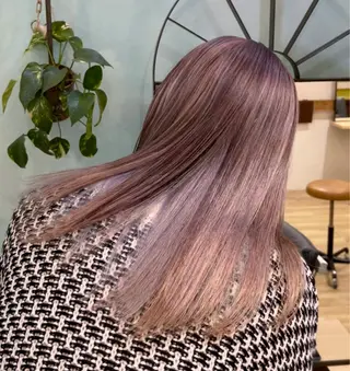 ロング カラー 大人可愛い透明感🌟 小顔・韓国髪🌟野中のヘアスタイル