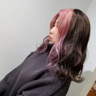 ミディアム Le Lien カジのヘアスタイル