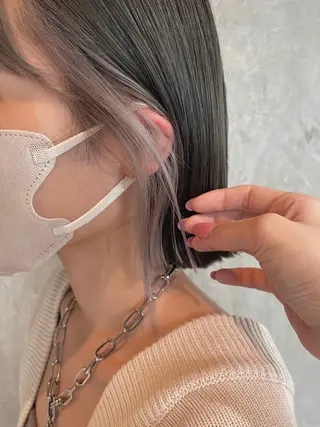 ショート カラー risako🇰🇷 韓国ヘア/レイヤーのヘアスタイル