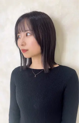 ミディアム nao🎀zina 透明感/艶髪のヘアスタイル