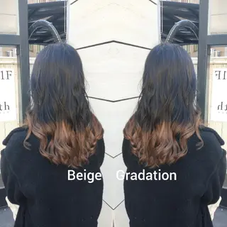 ロング カラー カラーブリーチ特化 石原勇希のヘアスタイル