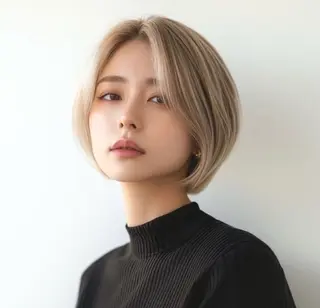 ショート 白髪率別白髪ぼかし /なおき/表参道のヘアスタイル