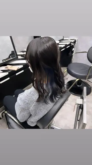 ミディアム 縮毛矯正・髪質改善 特化 出納 直起のヘアスタイル