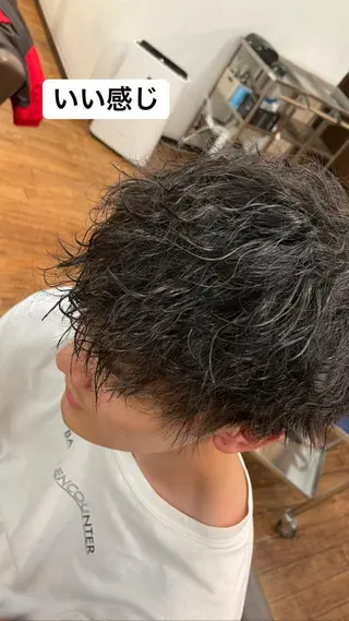 ショート パーマ メンズ 🌸髪質改善🌸 Shuhei🗝♠のヘアスタイル