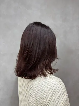 ミディアム カラー 川瀬 加奈のヘアスタイル