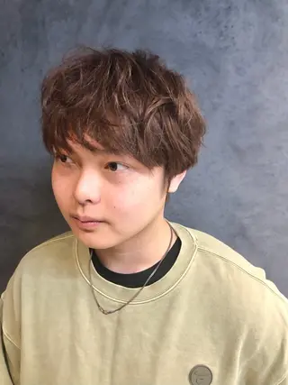 カラー ヘアアレンジ メンズ メンズ特化✂️栗原 侑也のヘアスタイル