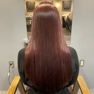 ロング Mimi🎀ブリーチ なし透明感 Ｗカラーのヘアスタイル