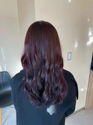 セミロング カラー ヘアアレンジ 🐱saito kosuke🐱のヘアスタイル