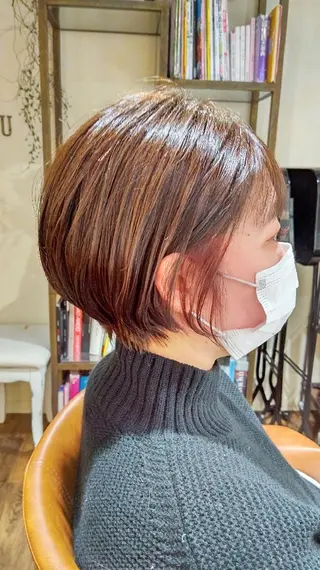 ショート 【似合わせ・レイヤー ・パーマ】海気のヘアスタイル