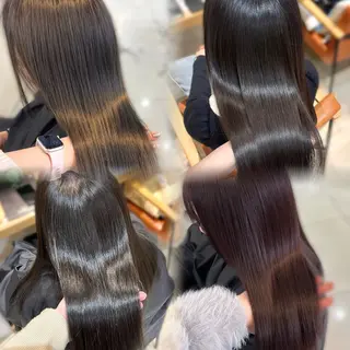 ロング 韓国レイヤー 暖色カラー/さくらのヘアスタイル