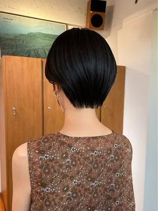 ショート 綾/ベージュカラー /パーマ🩰のヘアスタイル