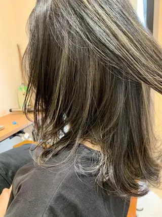 ミディアム カラー オーナースタイリスト 宗正淳志のヘアスタイル