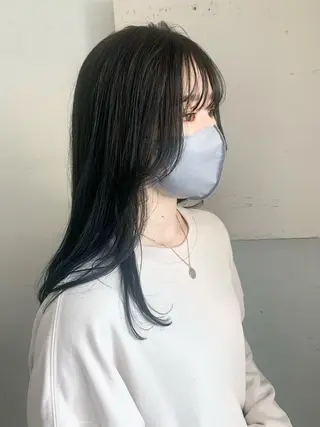 セミロング カラー パーマ ヘアアレンジ メンズ キッズ ネイル マツエク・マツパ アイブロウ 🦕ウルフカット 🦕ａｋｉｈｏのヘアスタイル