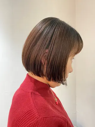 ショート ♥️ブリーチなしW/ カラー/優希/大宮のヘアスタイル