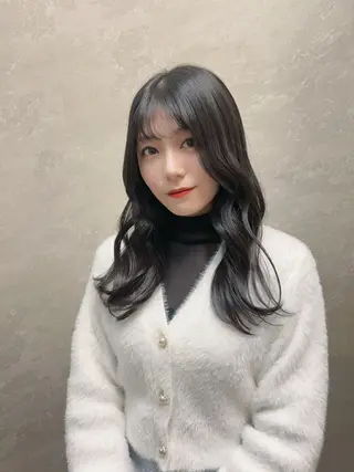 セミロング miiro 長津田 髪質改善　フジムラのヘアスタイル