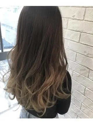 ロング カラー オーナースタイリスト 奈須雄紀のヘアスタイル