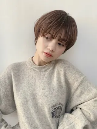 ショート カラー ダメージレス美容師 🌱水島侑理のヘアスタイル