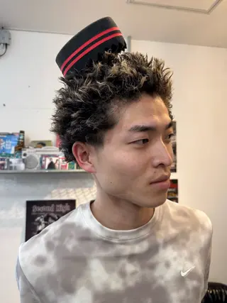 パーマ メンズ 堀 琉冴のヘアスタイル