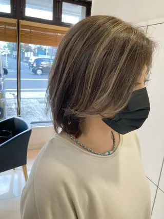 ショート カラー 永井 大希のヘアスタイル