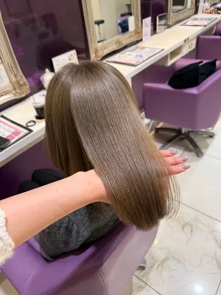 カラー 🍒ピンクベージュ /ベージュ🍒なつきのヘアスタイル