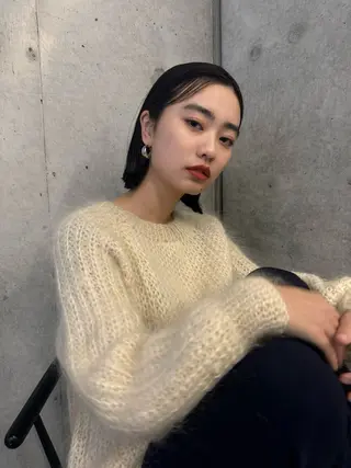 ミディアム ヘアアレンジ Qin shaire salonのヘアスタイル