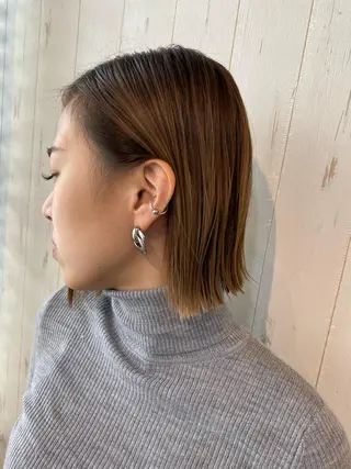 ショート カラー [店長]加地 峻のヘアスタイル