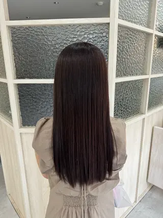 ロング カラー ブリーチなしwカラー /艶カラー/oukaのヘアスタイル