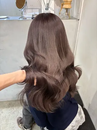 ロング カラー 🧸艶々韓国ヘア 🧁mizunaのヘアスタイル