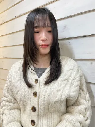 セミロング 寺田 さゆみのヘアスタイル