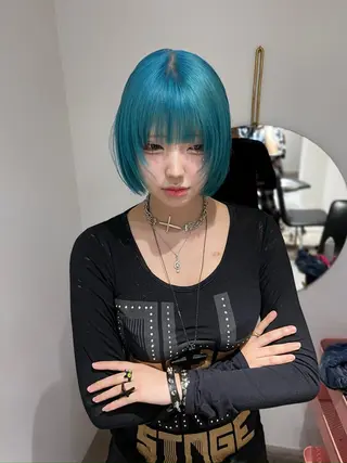 ミディアム カラー TOTA 唯一無二カラーのヘアスタイル