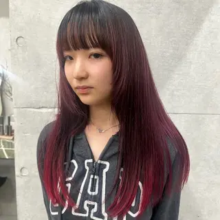 ミディアム カラー Hiroto/表参道 ブリーチカラー⚡️のヘアスタイル