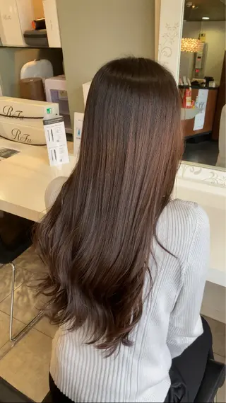 ロング ぱく みやんのヘアスタイル