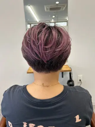 ショート カラー SHAFT Ieiriのヘアスタイル