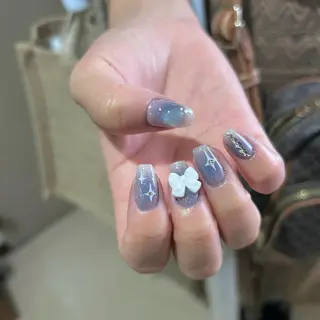 ネイル パラあり！フィルイン 美フォルムのネイルデザイン