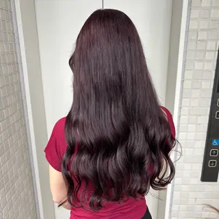 カラー 艶感カラー/オリーブ アレンジ：♡のヘアスタイル