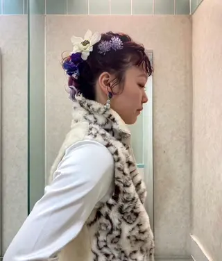 辰巳 遥萌のヘアスタイル