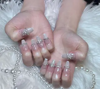 ネイル H3 Nail Tsuki🦋💙のネイルデザイン