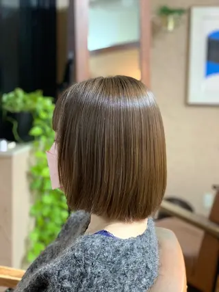 ショート 武田尚子🌸 自然に仕上がる矯正のヘアスタイル