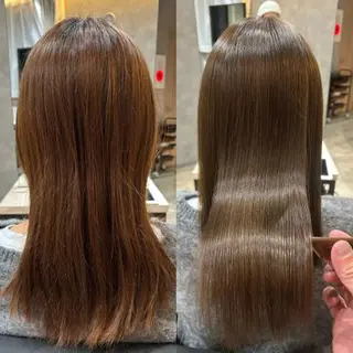 ロング カラー さく/髪質改善× 縮毛矯正/町田のヘアスタイル