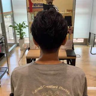 ショート パーマ エイジングケア特化 美容師✂️山崎竜二のヘアスタイル
