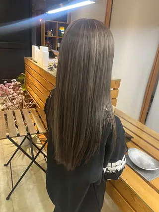 ロング カラー スタジオノル パーマ🌀あやなのヘアスタイル