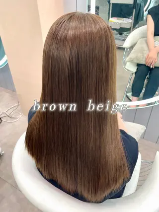 ロング 大宮🤍縮毛矯正 レイヤー🪽なるのヘアスタイル