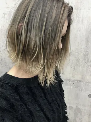 ミディアム Trip 大名🌟 ブリーチ/髪質改善のヘアスタイル