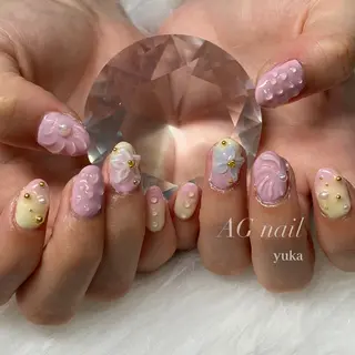 ネイル AGnail 富永  /オフ無料フィルインのネイルデザイン