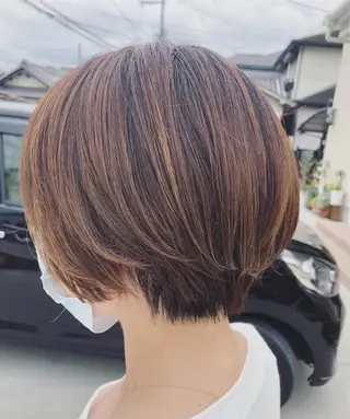 ショート NOPPO 和泉市 美容室／奥村　飛鳥のヘアスタイル